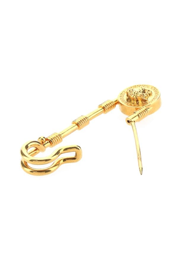 VERSACE | Gold metal Safety Pin brooch
