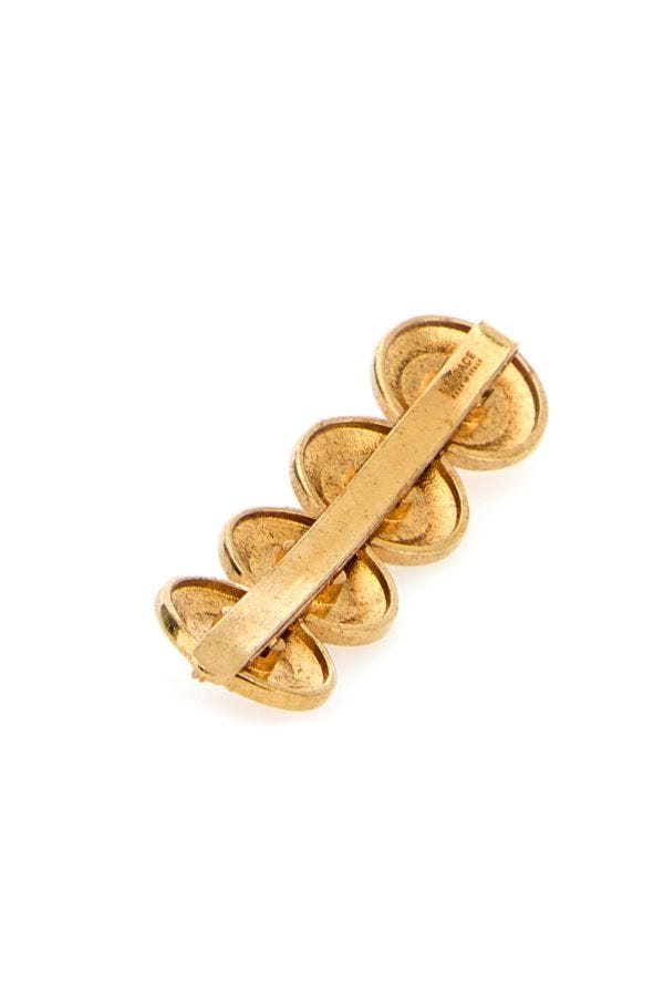 VERSACE | Gold metal Medusa Tribute hair clip