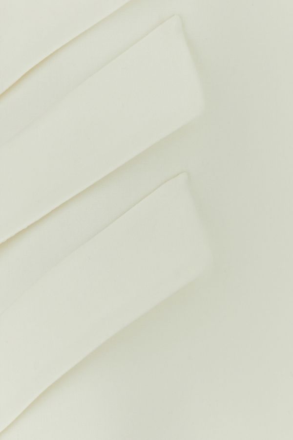 VERSACE | White polyester blend mini dress