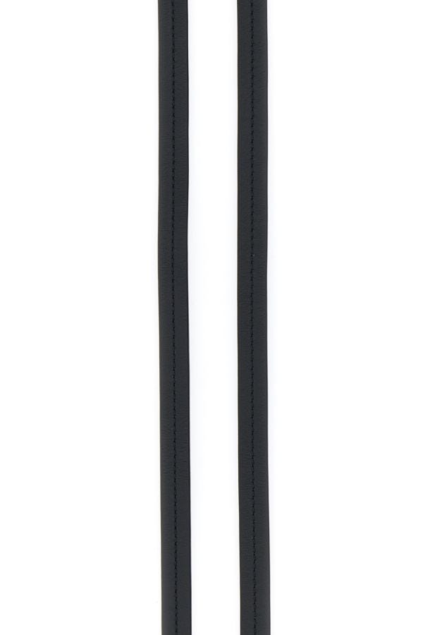 BOTTEGA VENETA | Black leather Sardine belt