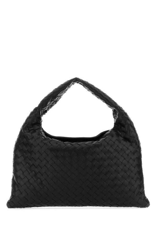 BOTTEGA VENETA | Black leather small Hop shoulder bag