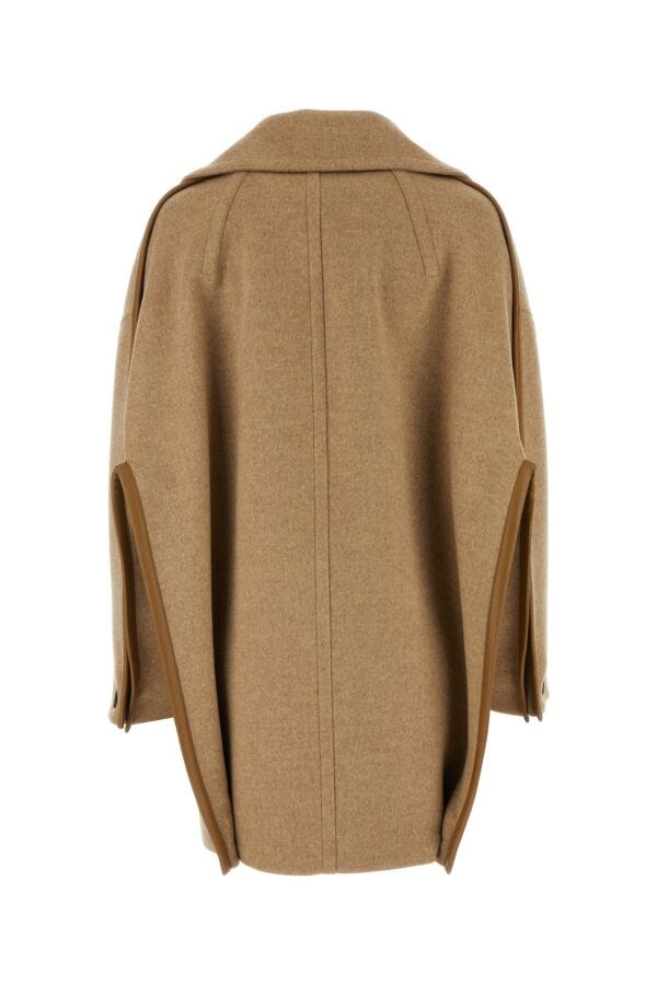 BOTTEGA VENETA | Cappuccino wool coat