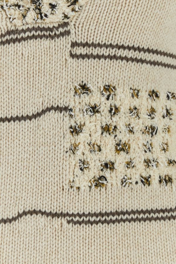 BOTTEGA VENETA | Embroidered wool blend polo shirt