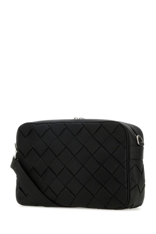 BOTTEGA VENETA | Black leather medium Camera crossbody bag