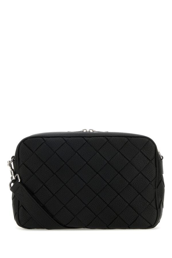 BOTTEGA VENETA | Black leather medium Camera crossbody bag