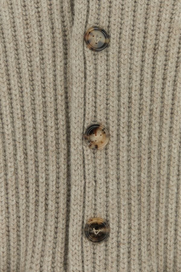 BOTTEGA VENETA | Cappuccino wool blend cardigan