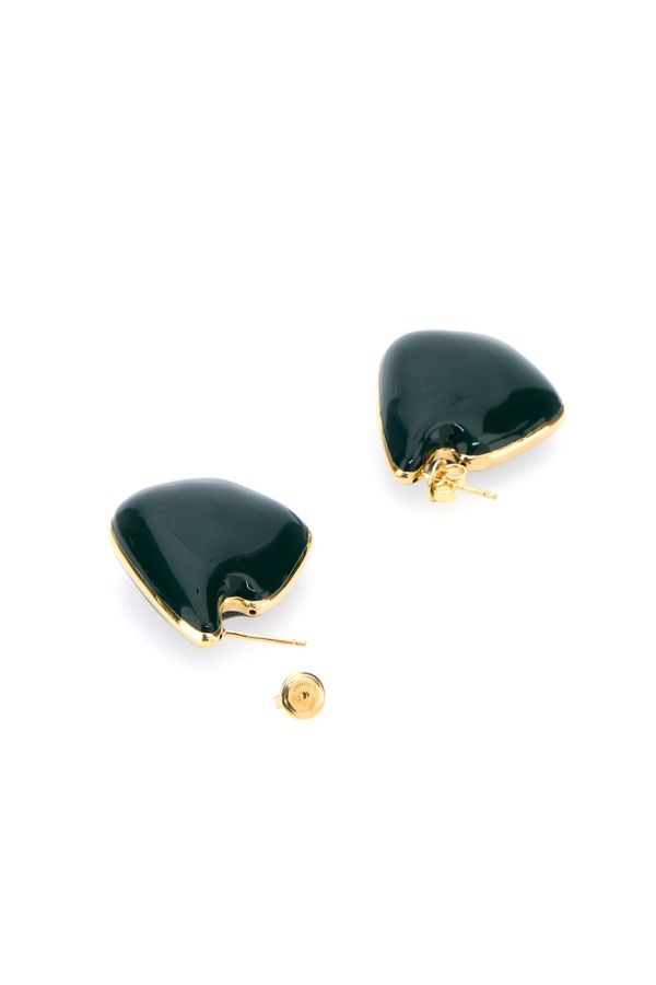 BOTTEGA VENETA | Gold 925 silver small Fin earrings