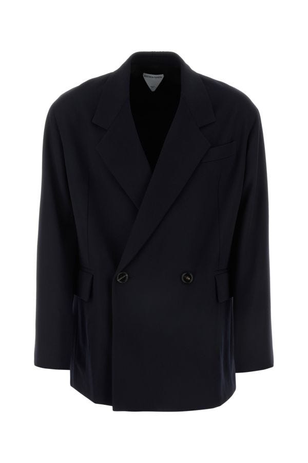 BOTTEGA VENETA | Midnight blue wool blazer