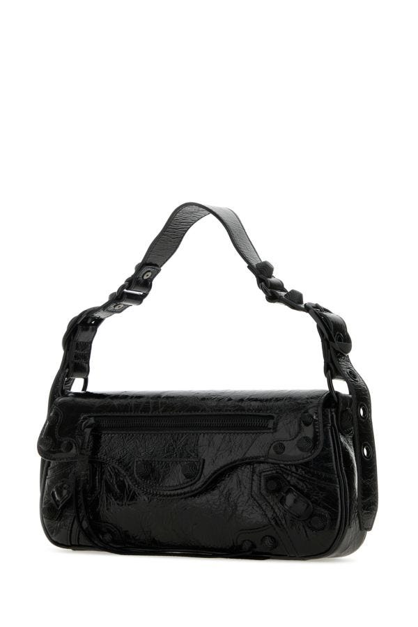 BALENCIAGA | Black leather small Le Cagole Sling shoulder bag