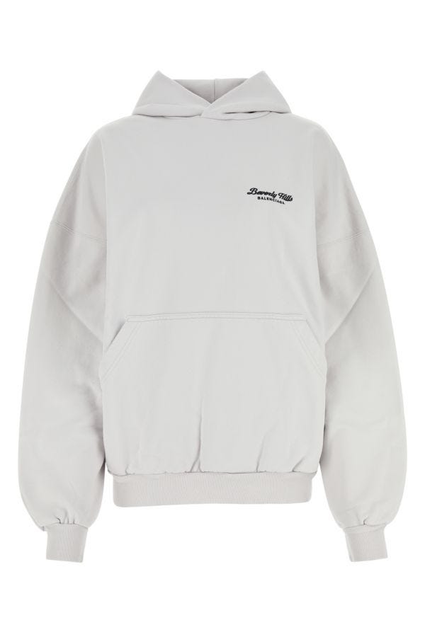 BALENCIAGA | Chalk cotton sweatshirt