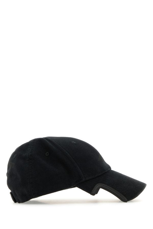 BALENCIAGA | Black drill 3b Stencil baseball cap
