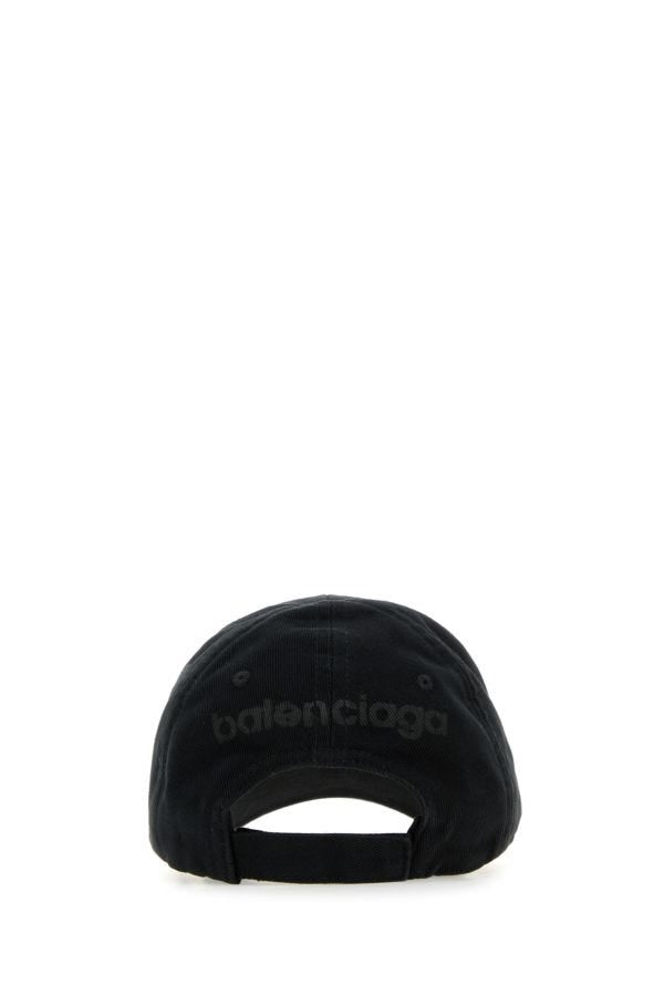 BALENCIAGA | Black drill 3b Stencil baseball cap