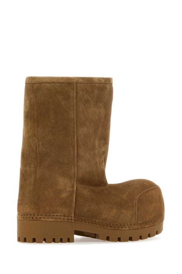 BALENCIAGA | Camel suede Alaska ankle boots