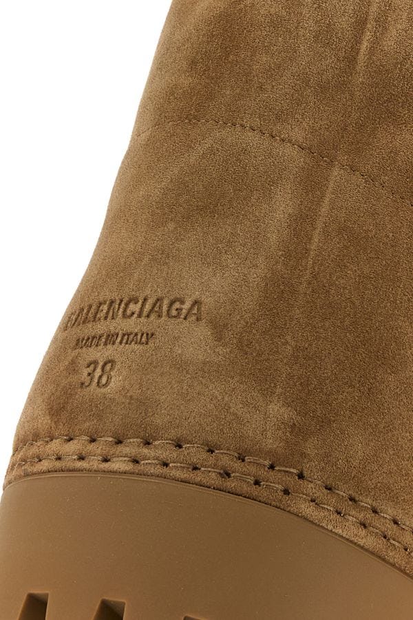 BALENCIAGA | Camel suede Alaska ankle boots