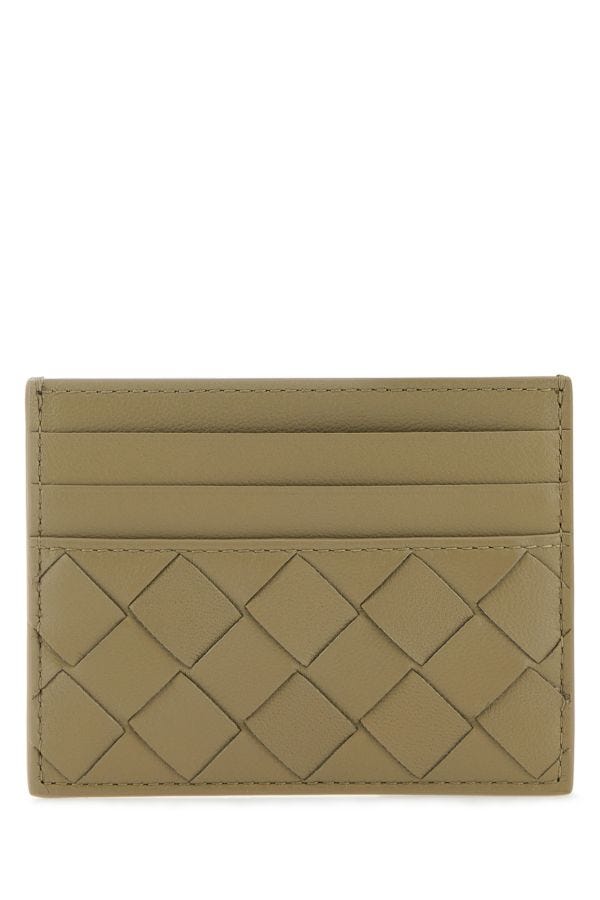 BOTTEGA VENETA | Dove grey nappa leather Intrecciato card holder