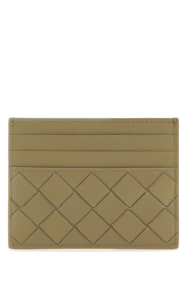 BOTTEGA VENETA | Dove grey nappa leather Intrecciato card holder