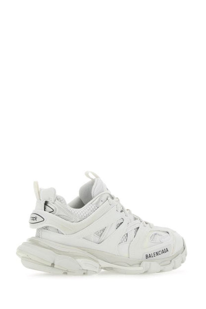 BALENCIAGA | White mesh and rubber Track sneakers