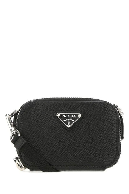 PRADA | ブラックレザークロスボディバッグ