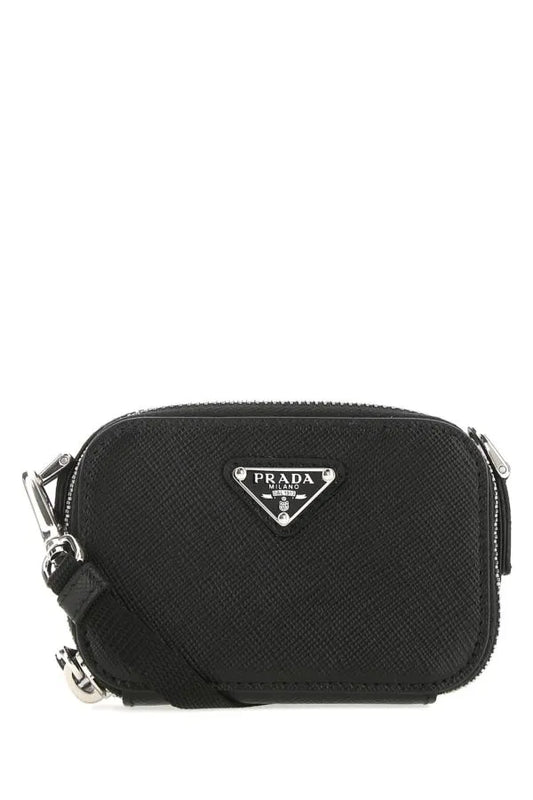 PRADA | ブラックレザークロスボディバッグ
