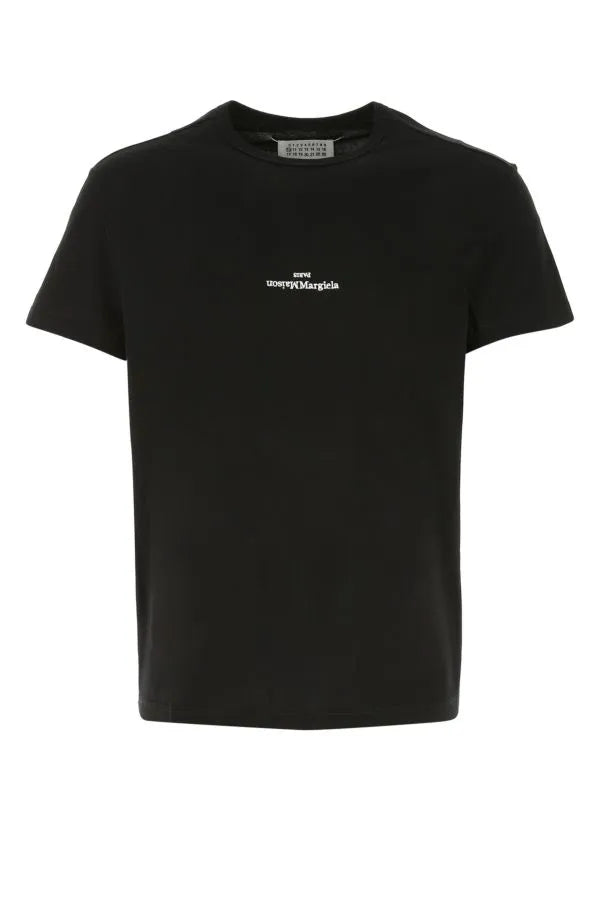 MAISON MARGIELA | ブラックコットン T シャツ