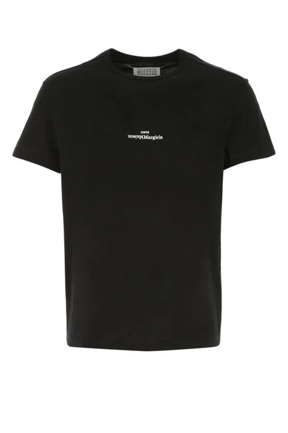 MAISON MARGIELA | ブラックコットン T シャツ