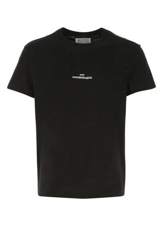 MAISON MARGIELA | ブラックコットン T シャツ