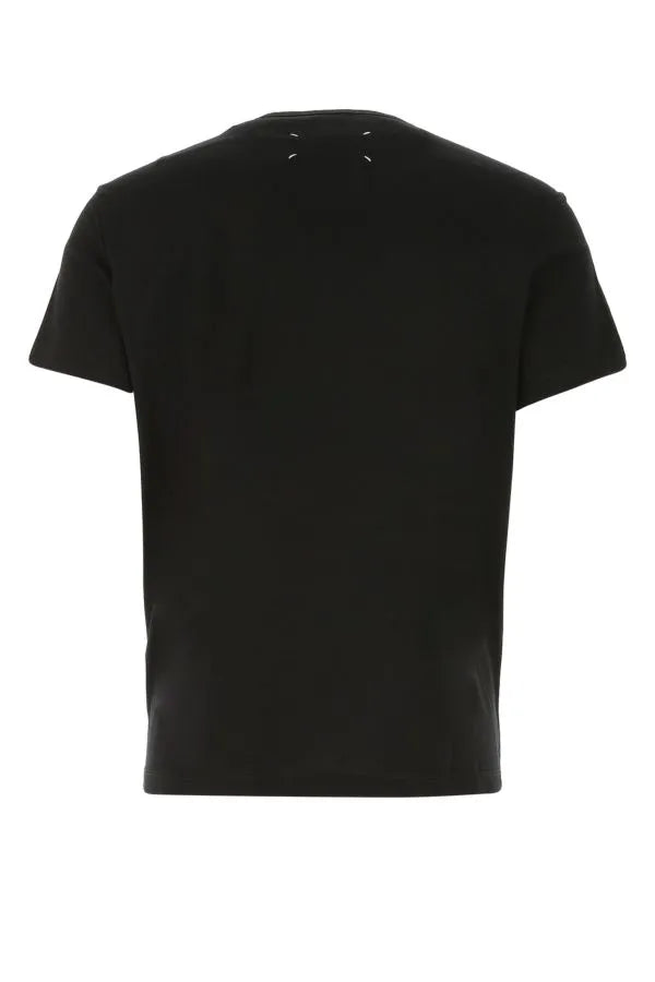 MAISON MARGIELA | ブラックコットン T シャツ