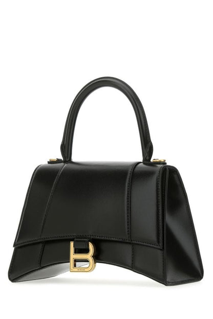 BALENCIAGA | Black leather small Hourglass handbag