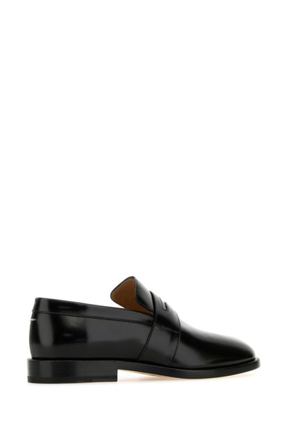 MAISON MARGIELA | Black leather Tabi loafers