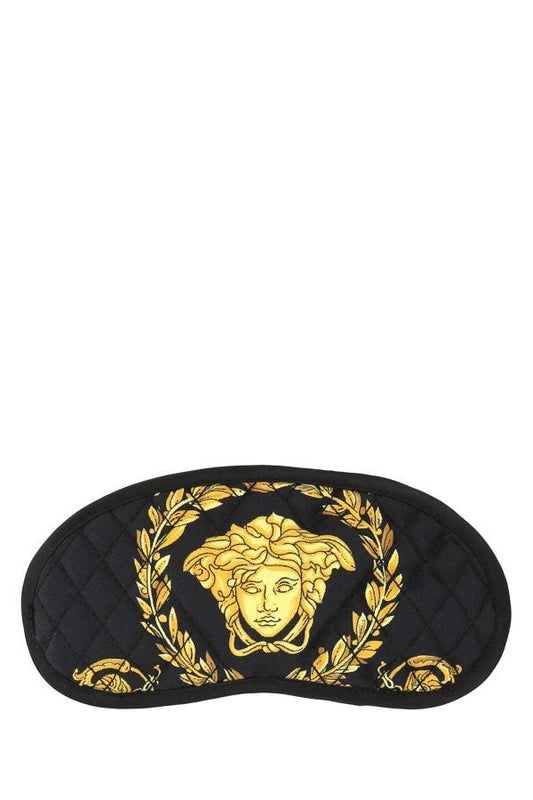 VERSACE | Printed silk eye mask