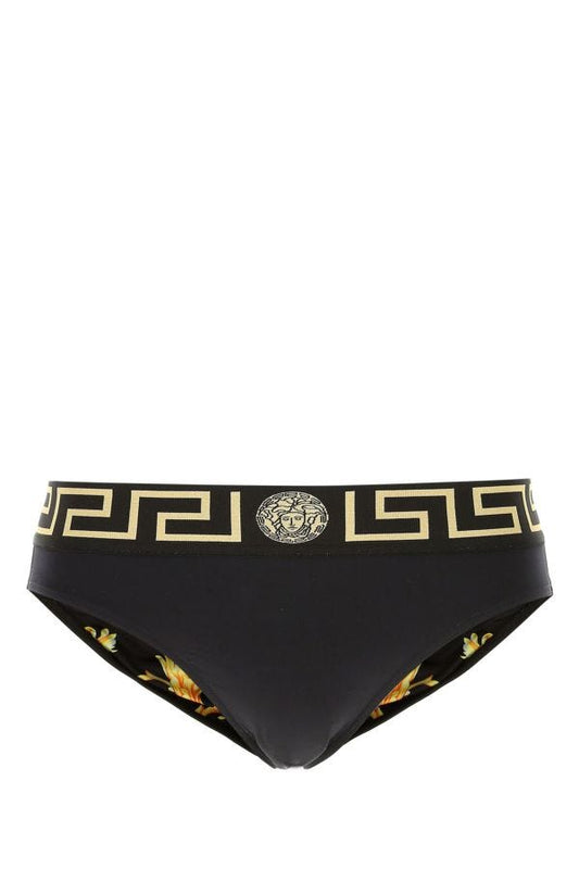 VERSACE | Black nylon swimming brief