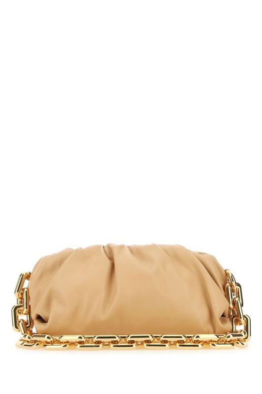 BOTTEGA VENETA | Skin pink nappa leather Chain Pouch clutch