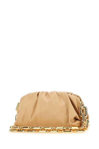 BOTTEGA VENETA | Skin pink nappa leather Chain Pouch clutch