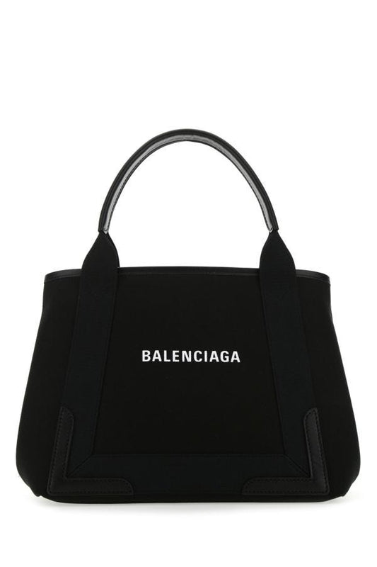 BALENCIAGA | Black canvas small Cabas Navy handbag