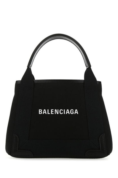 BALENCIAGA | Black canvas Cabas Navy XS handbag
