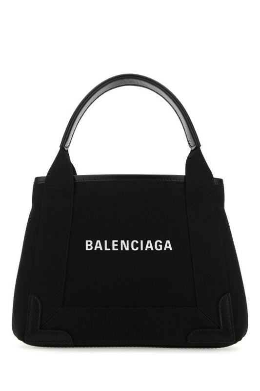 BALENCIAGA | Black canvas Cabas Navy XS handbag