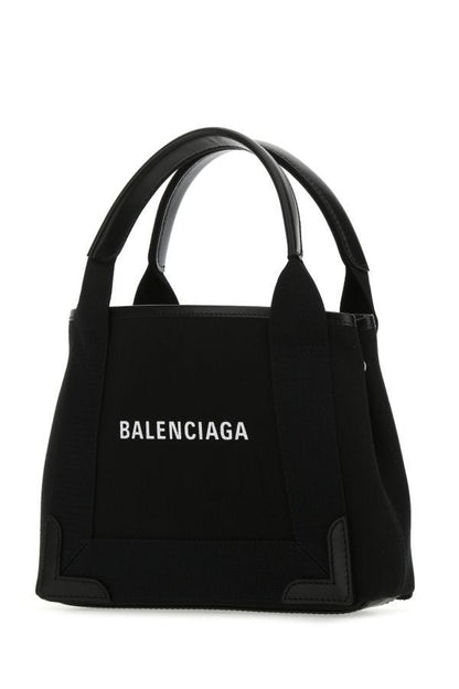 BALENCIAGA | Black canvas Cabas Navy XS handbag