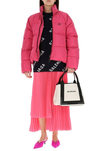 BALENCIAGA | Two-tone canvas handbag