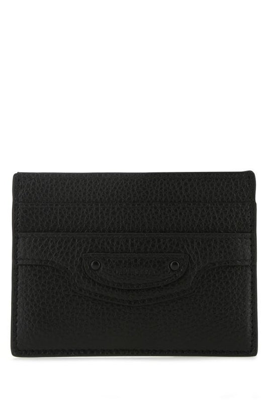 BALENCIAGA | Black leather Neo Classic card holder