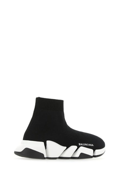 BALENCIAGA | Black stretch fabric Speed 2.0 sneakers