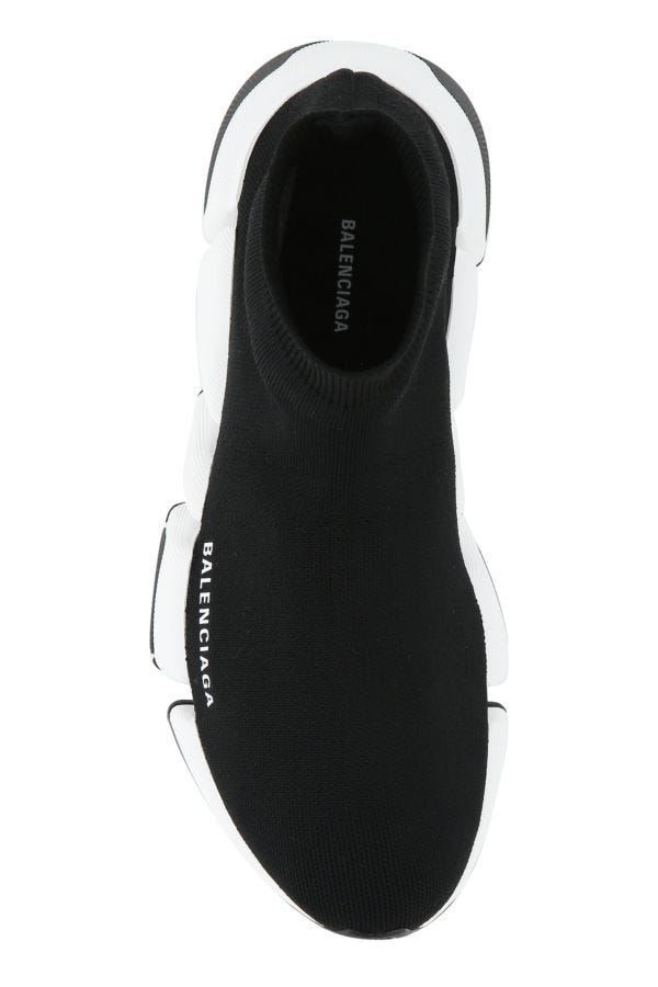 BALENCIAGA | Black stretch fabric Speed 2.0 sneakers