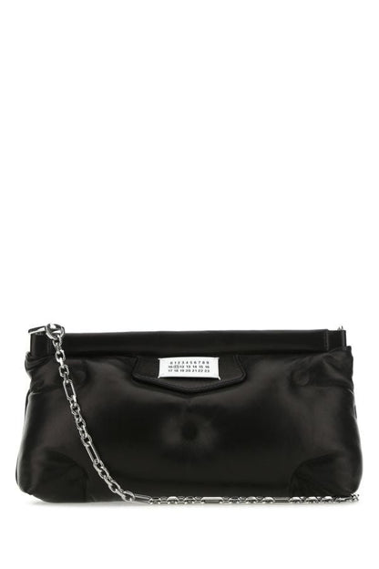 MAISON MARGIELA | Black nappa leather Slam Red Carpet clutch