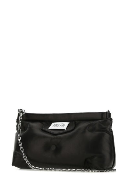 MAISON MARGIELA | Black nappa leather Slam Red Carpet clutch