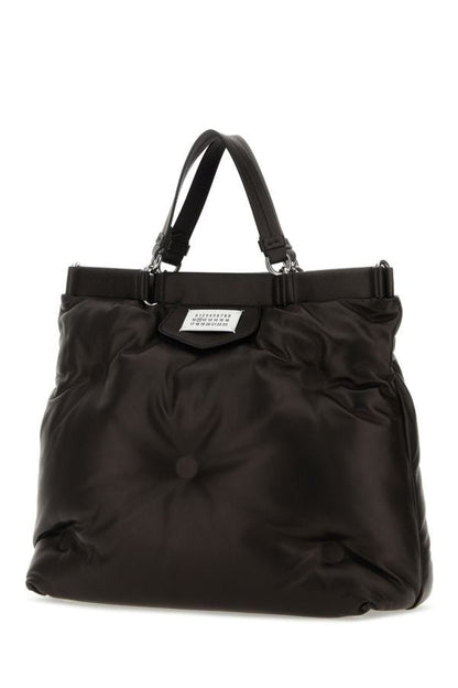 MAISON MARGIELA | Black nappa leather medium Glam Slam shopping bag