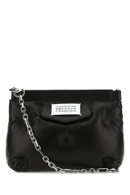 MAISON MARGIELA | Black nappa leather Glam Slam Red Carpet clutch