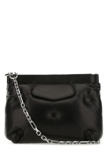 MAISON MARGIELA | Black nappa leather Glam Slam Red Carpet clutch
