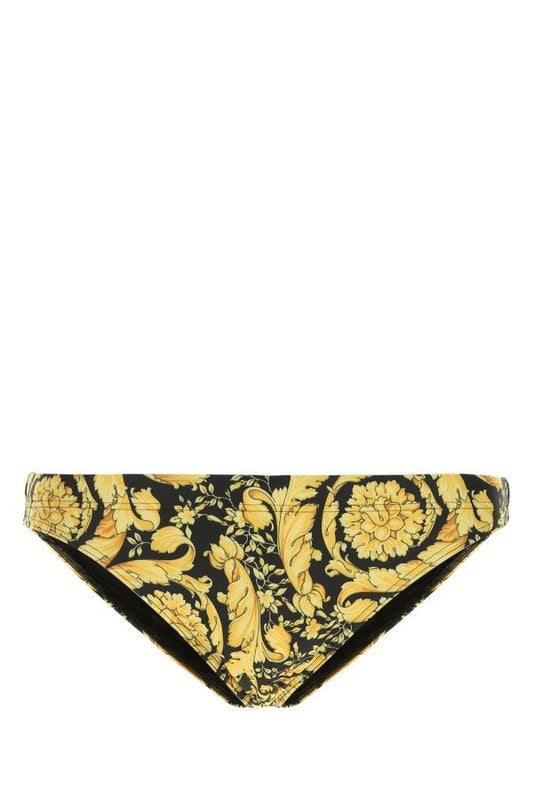VERSACE | Printed stretch polyester slip brief