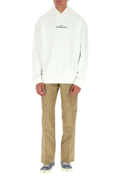 MAISON MARGIELA | Ivory cotton oversize sweater