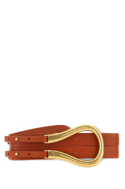 BOTTEGA VENETA | Caramel leather belt