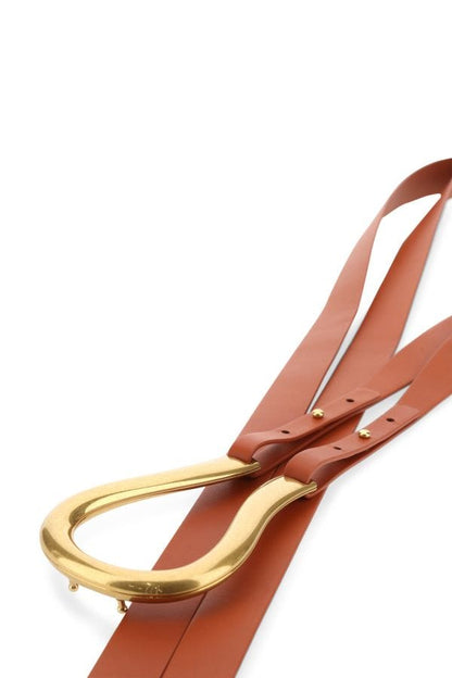 BOTTEGA VENETA | Caramel leather belt